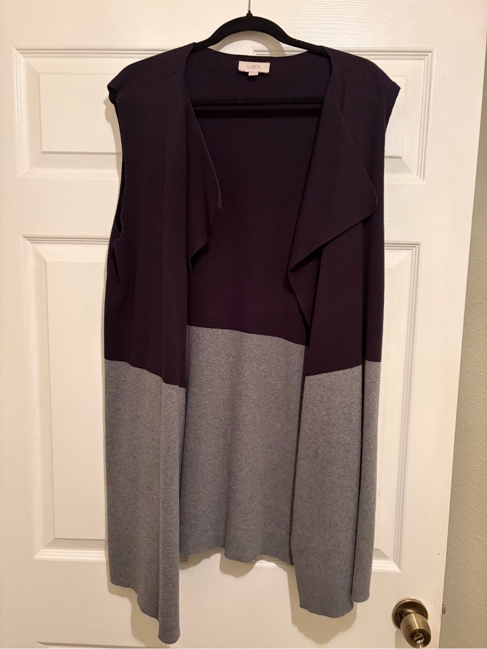 Loft Sleeveless cardigan xl